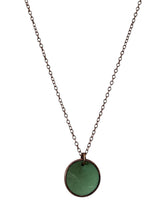 Enameled Penny Necklace - Copper/Primavera