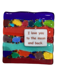 Sassy Sayings with Stands - I Love You to the Moon and Back