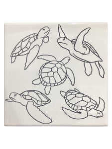 Trivet - Sea Turtles