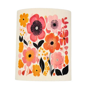 Swedish Dishcloth - Summer Flower Garden