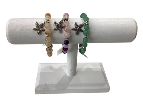 Beaded Bracelet - Starfish Charm (Large)