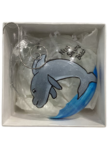 Glass Ornament - Dolphin