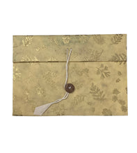 Large Hardcover Journal with Tie - Yelloe