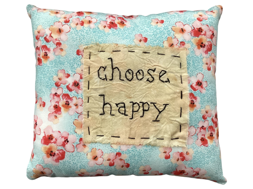 Choose Happy Pillow