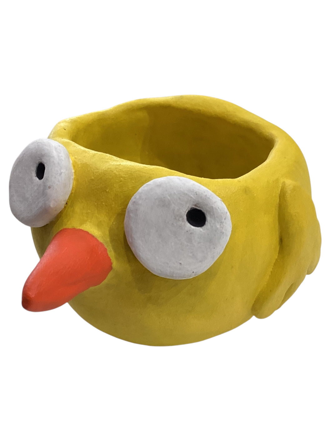 Bird Trinket Dish/Planter - Yellow