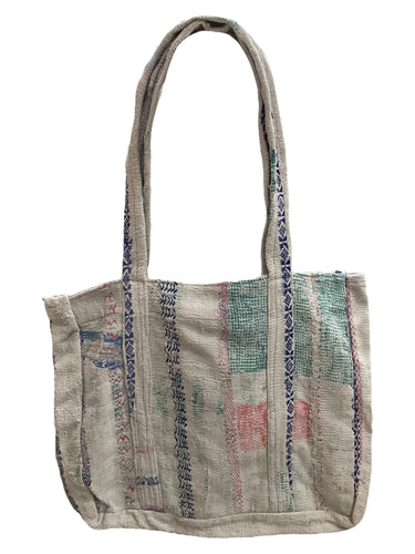 Kantha Overnight Tote Bag