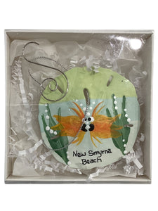 Sand Dollar Ornament - Fish