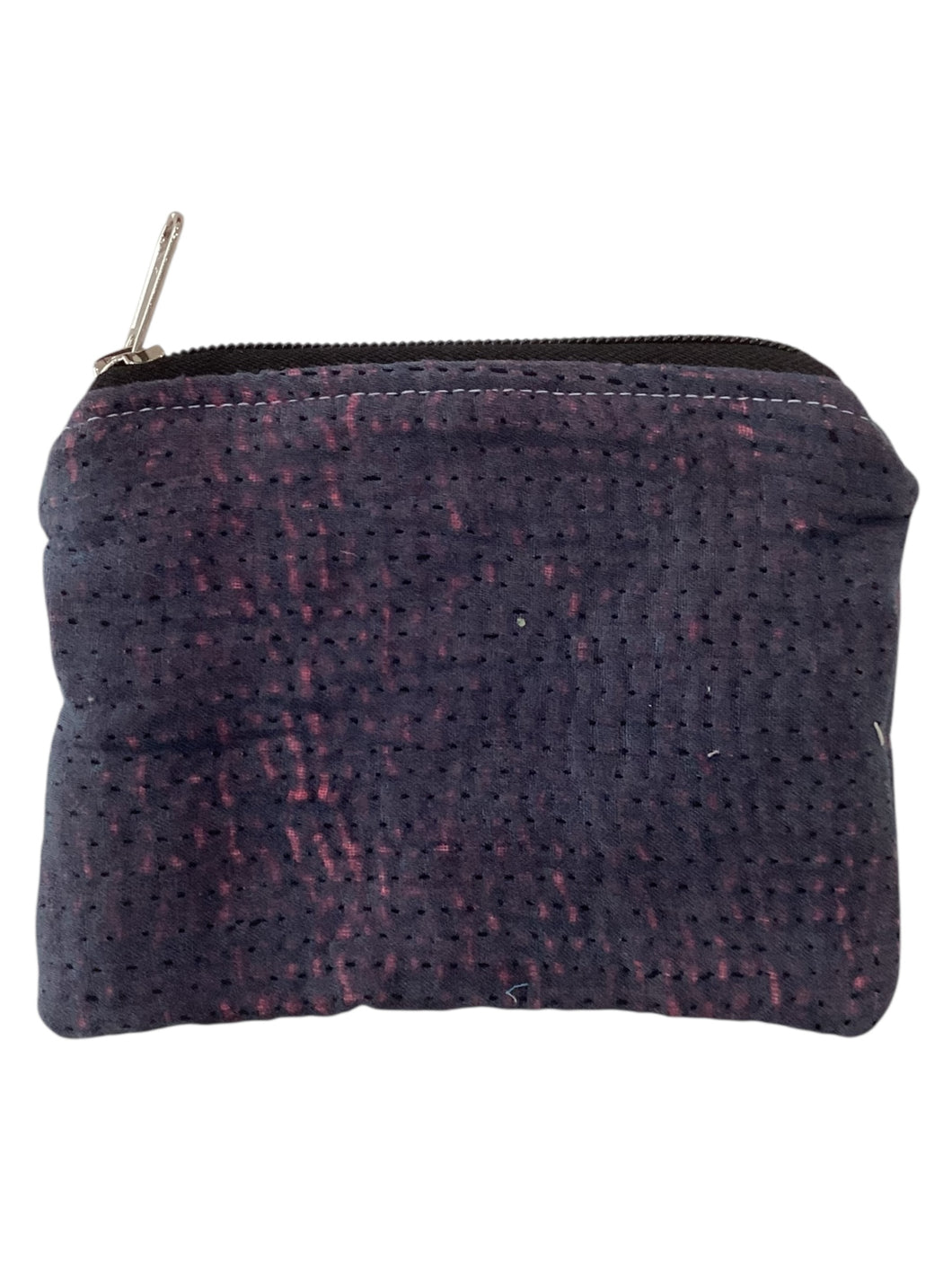 Kantha Zipper Pouch Bag - Small