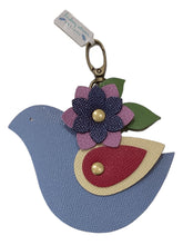 Leather Bird Purse Charm