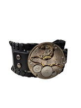 Steampunk Movement Belt Cuff Bracelet