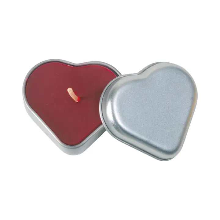 Beeswax Aromatherapy Heart Tin - Red Hot