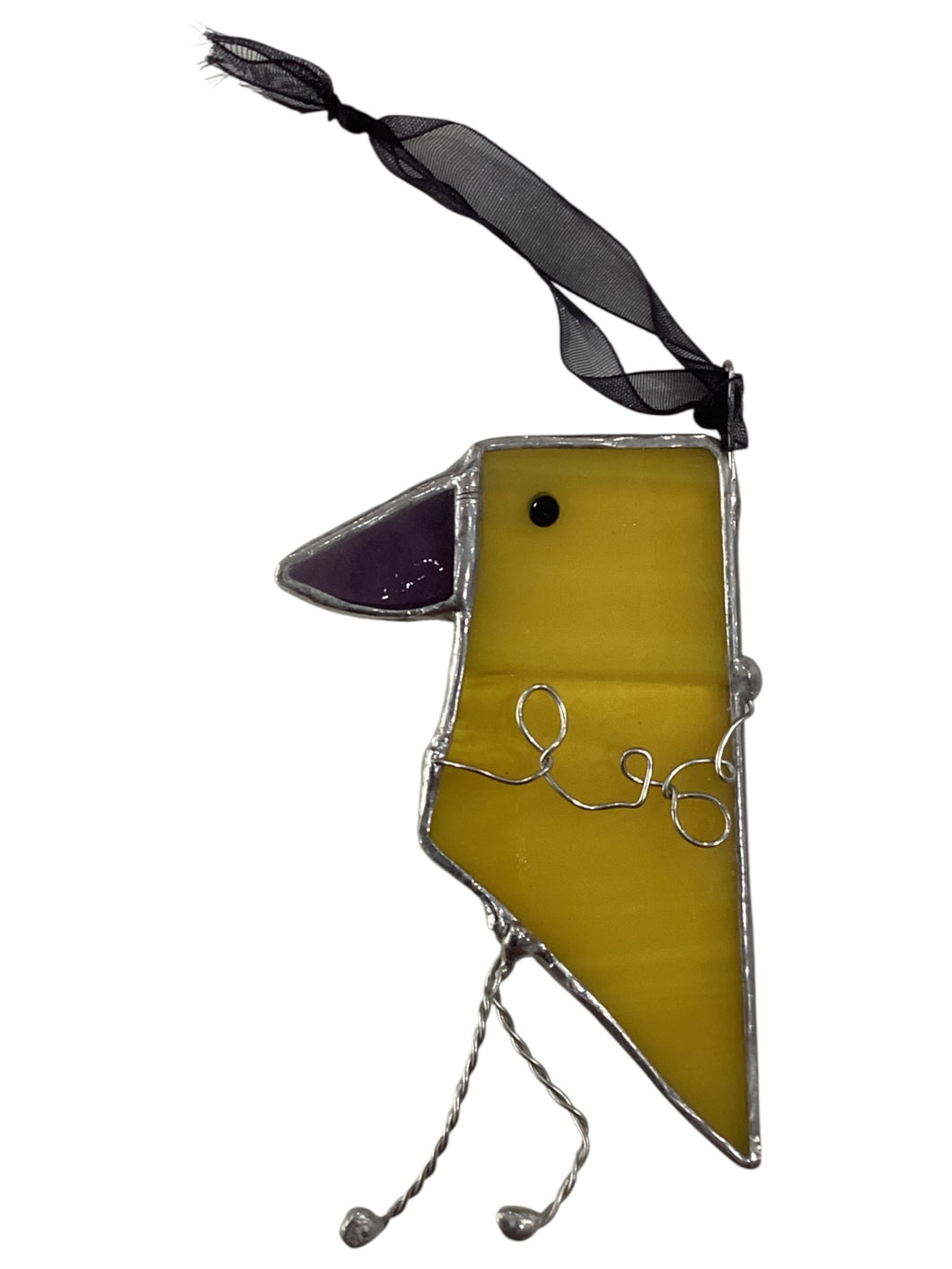 Bird Ornament - Yellow