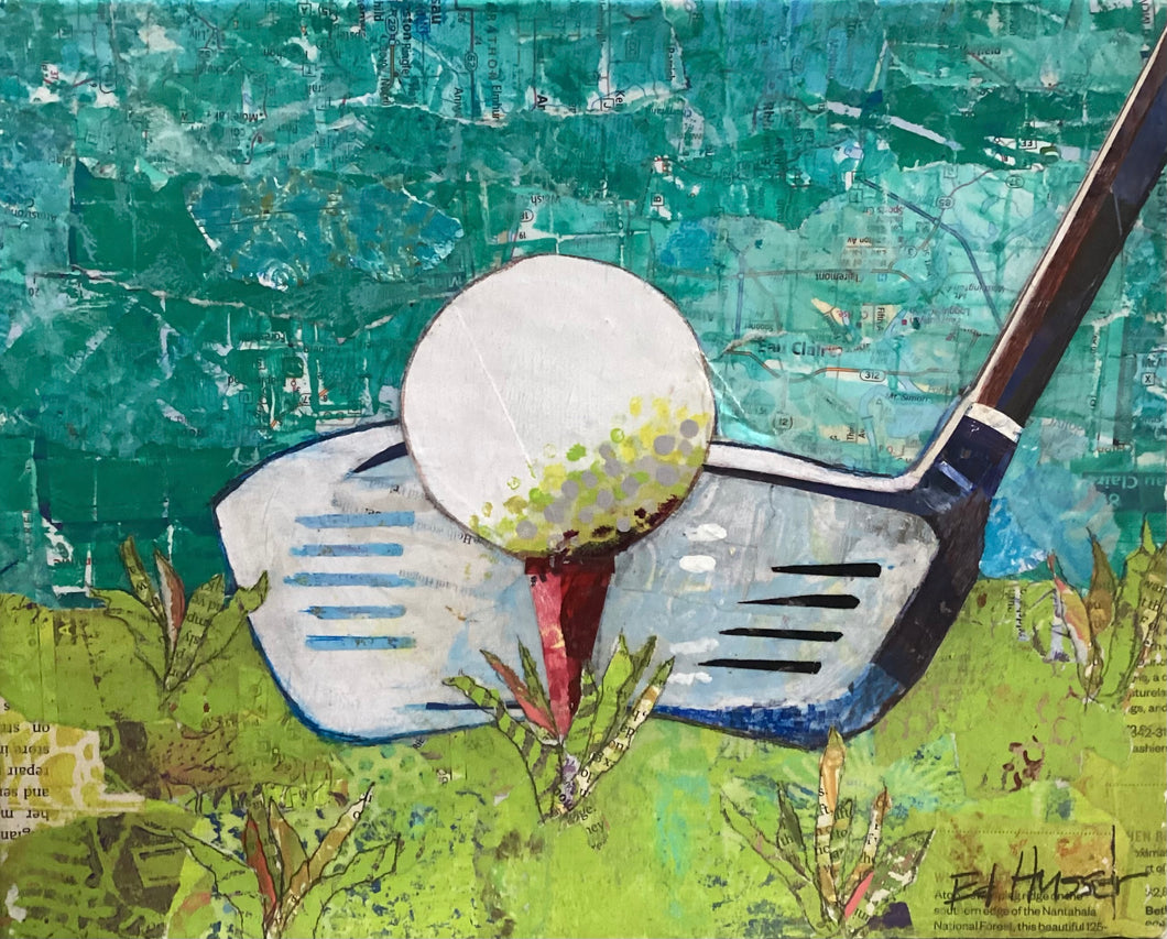 Tee Time - Original Canvas