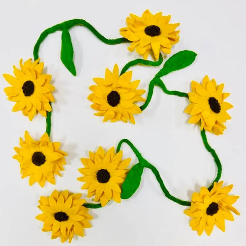 Felt Sunflower Garland