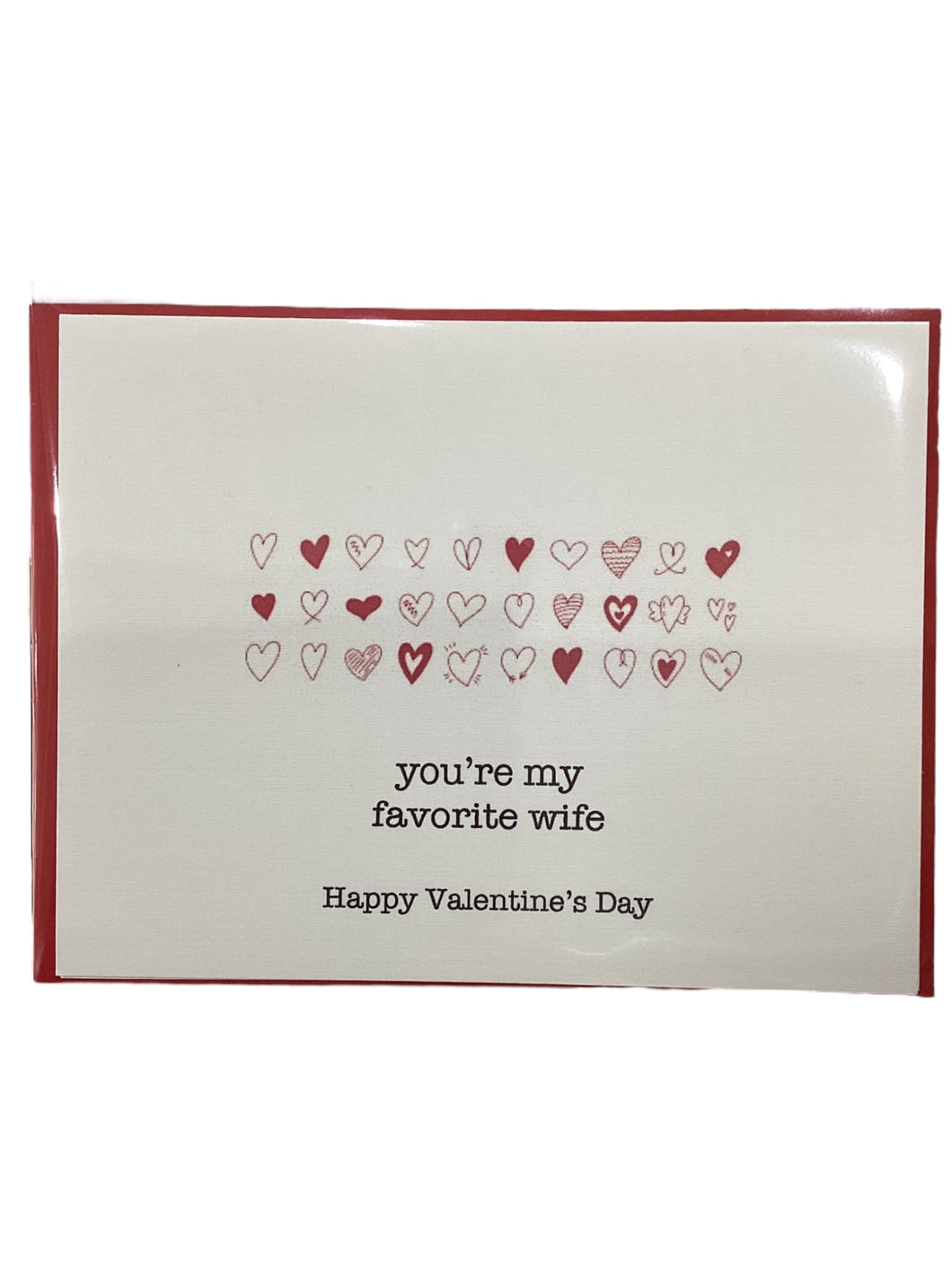 Valentine Card - You're My Favorite Wife