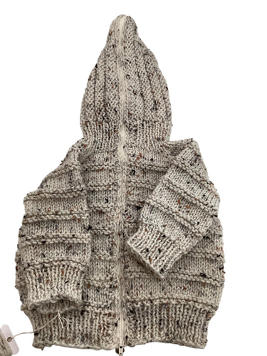 6-12M Aran Fleck Sweater