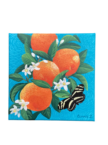 Florida Orange w/ Butterfly