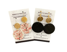 Circle Earring - Blossom or Black
