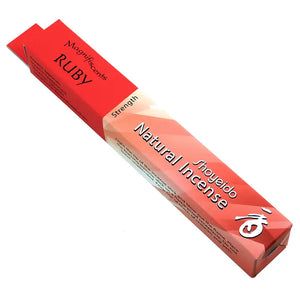 Natural Incense - Ruby - Strength