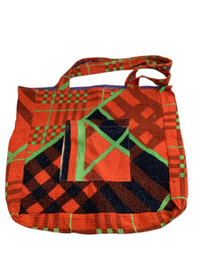 Kantha Pocket Tote Bag