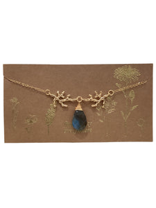 Labradorite Branch Necklace