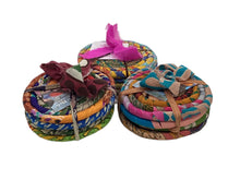 Silk Coil Coasters - Set of 4