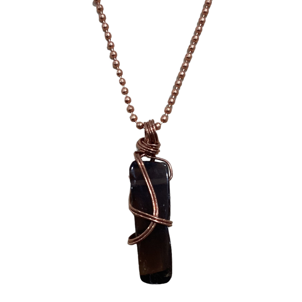 Smokey Quartz Medium Stick Pendant