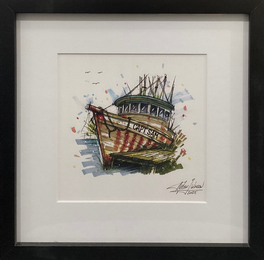 Capt. Sam - Framed
