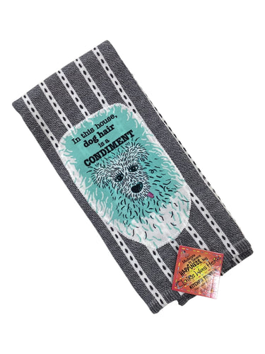 #241 Tea Towel - Dog Hair Condiment