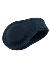 Leather Magnetic Bookmark - Blue