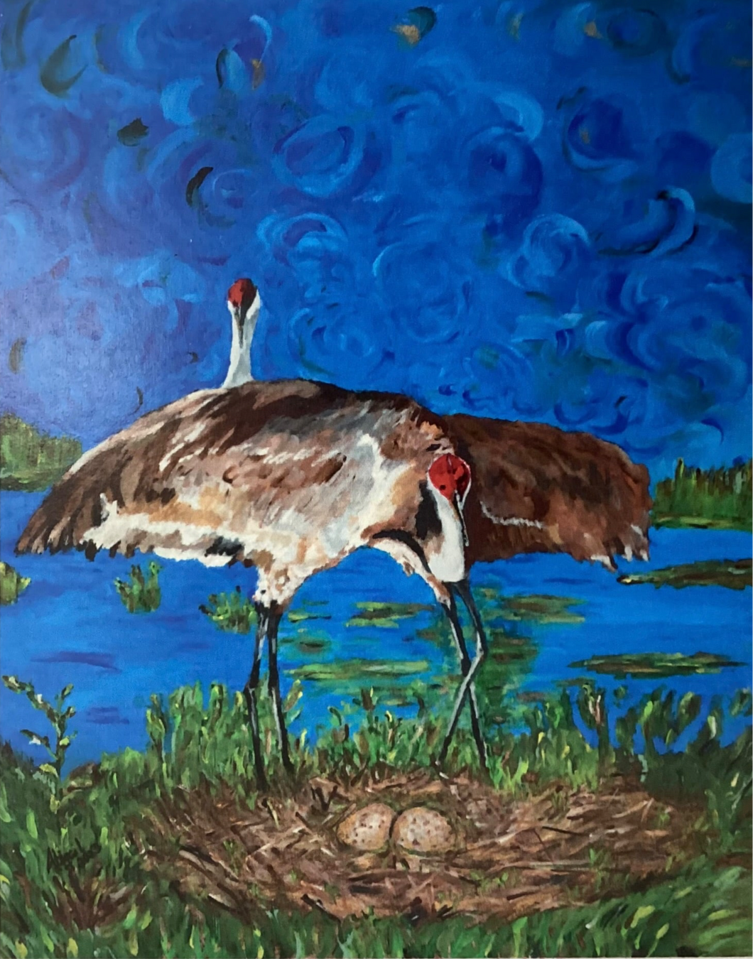 Sandhill Cranes - Note Card Set