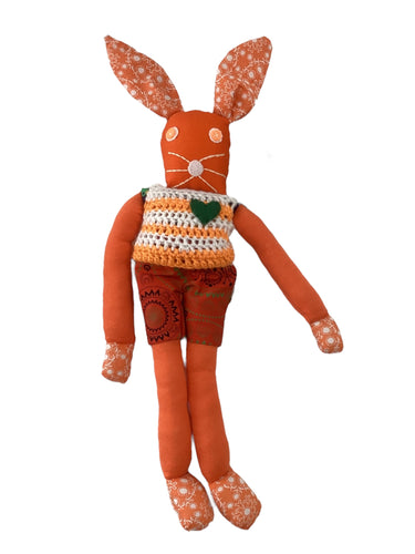 Handcrafted Orange Bunnykat - Carrot Top