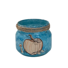 Tea Light Holder with Candle - Pumpkin