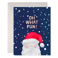 Oh What Fun Santa - Christmas Card (Boxed Set of 6)