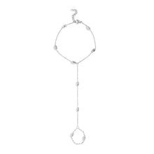 18K Gold PVD Stainless Steel Statement Bead Hand Chain - Stainless