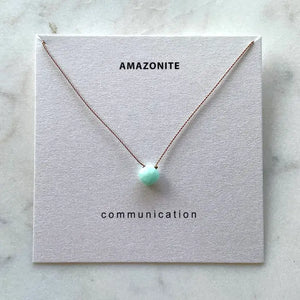 Amazonite Necklace- Communication