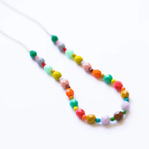 Colorful Statement Necklace, Bead Necklace,Colorful Necklace