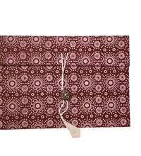 Large Hardcover Journal with Tie - Red