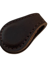 Leather Magnetic Bookmark - Dark Brown