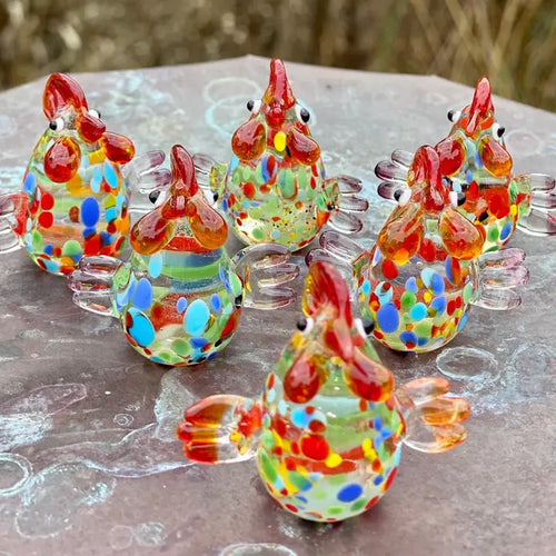 Glass Rooster