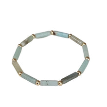 Stone Tube Bracelets - 18k Gold