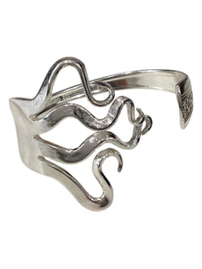 Silverware Bracelet - Curly Fork