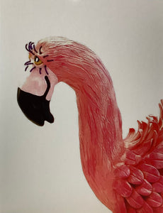 203 - Flamingo Notecard