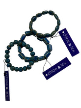 Seashore Color Solid and Multi Clay Bead Stretch Bracelets