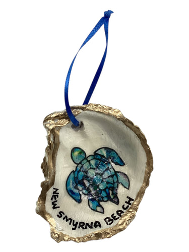Blue Turtle Ornament