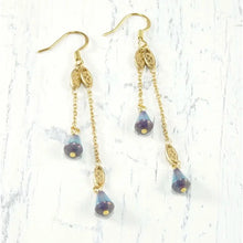 Brushed Gold Chain Earrings - Different colors