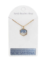 Custom Sand Necklace Wave -Gold