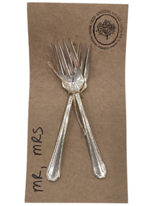 Mr. & Mrs. Stamped Forks