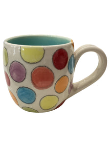 Medium Polka Dot Mug - Multi-Color