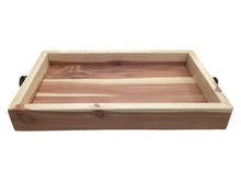Red Cedar Tray with Handles